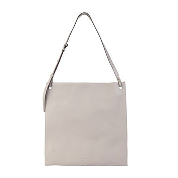 Samuel Ashley - Abigail Leather Shopper Bag in Light Grey
