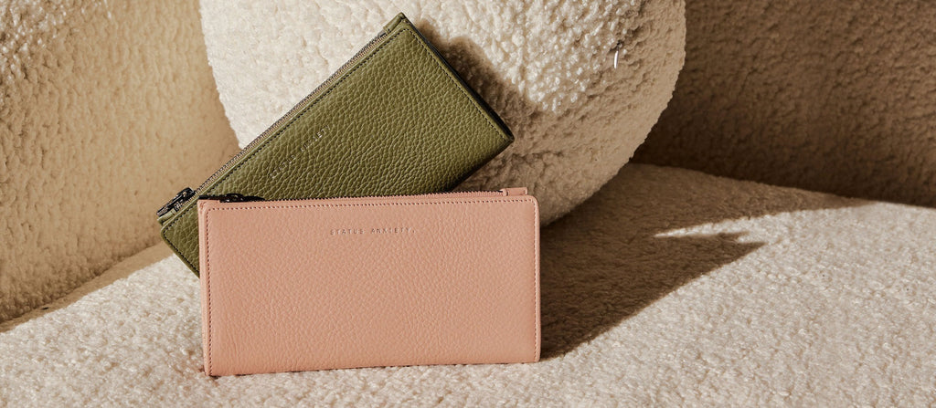 Leather wallets from Status Anxiety, a Australian lifestyle brand