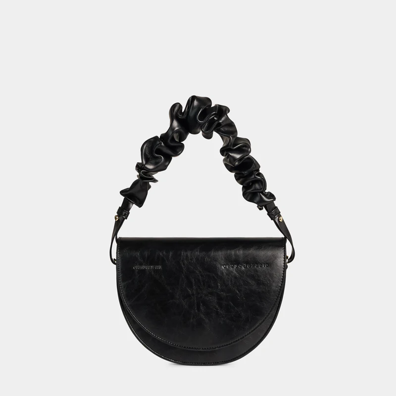 CHAUTFIFTH - DEMI Bag (include wrinkle strap)  Black