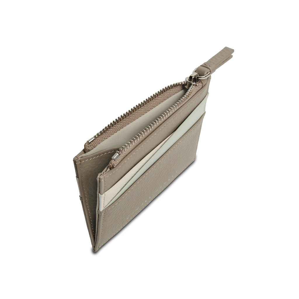 Amber Top Zip Leather Card Holder - Samuel Ashley