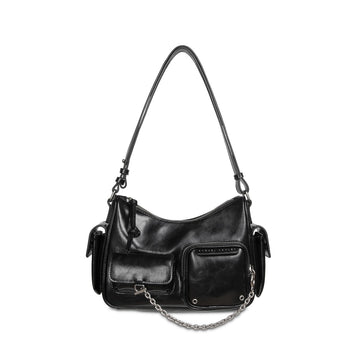 Samuel Ashley - Avril Leather Crossbody Bag in black