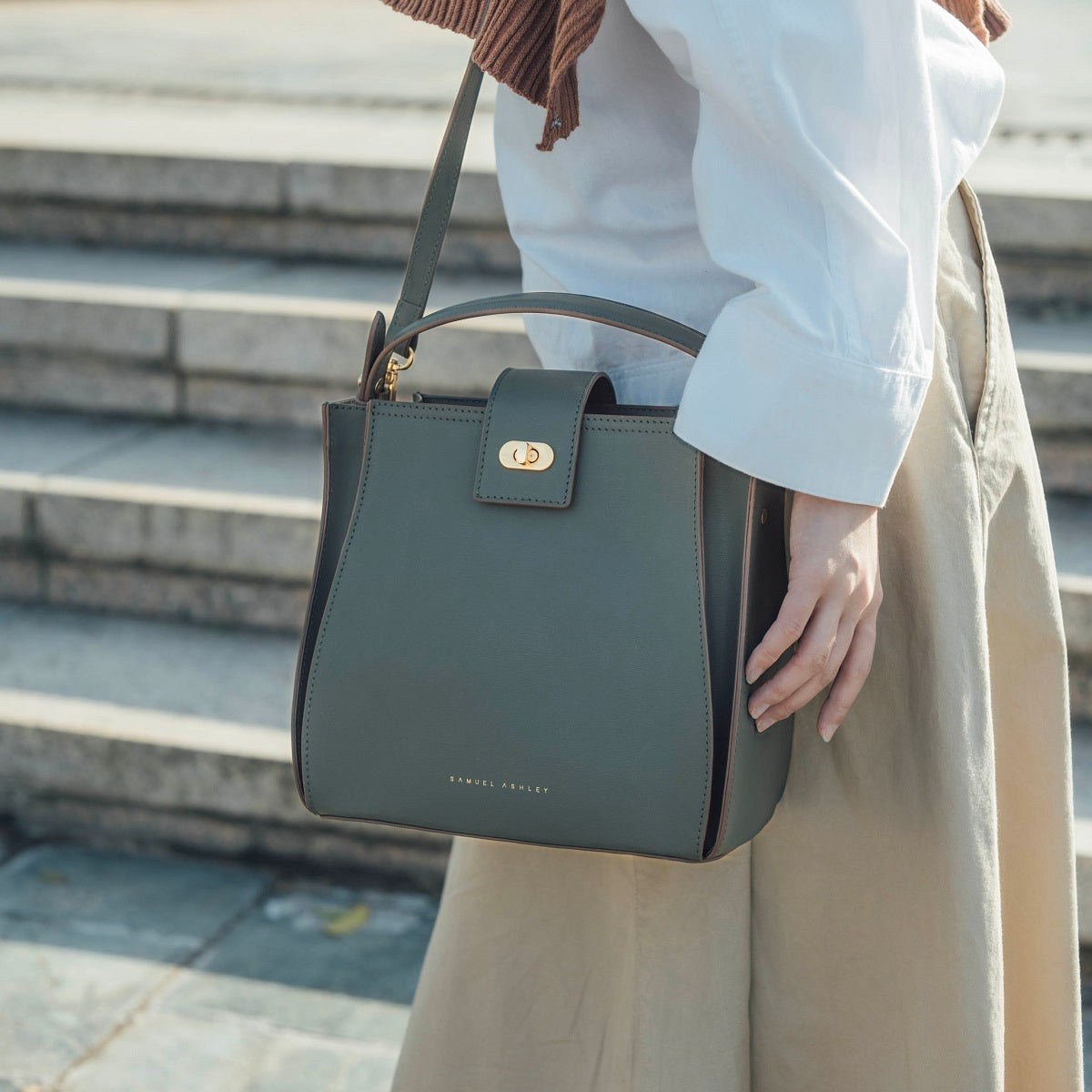 100%天然牛革 Premium Shelly Sholder Bag [2 COLOR] Handbags & Totes for Women | Leather Bags | Samuel Ashley
