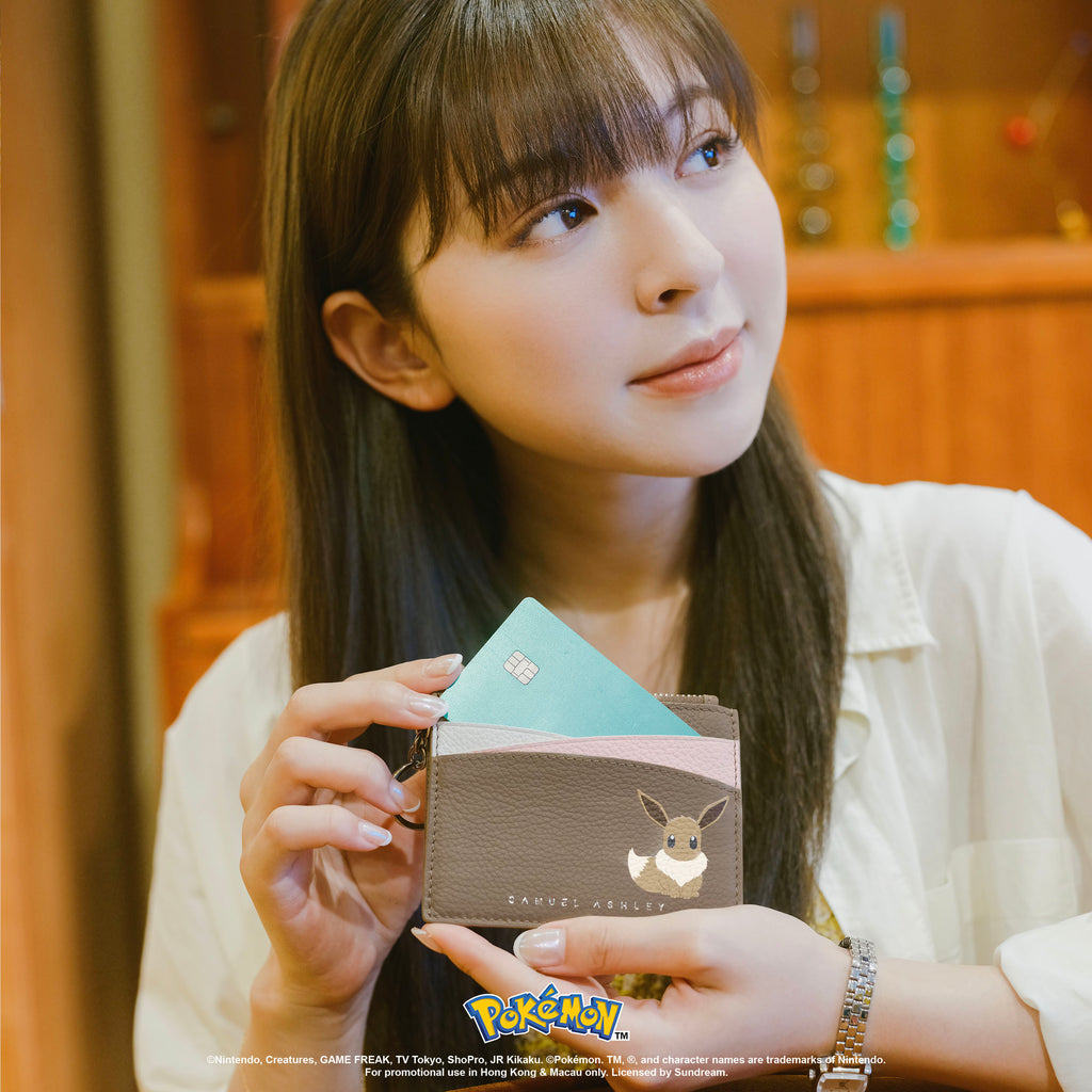 Samuel Ashley - Pokémon Leather Key Purse in truffle