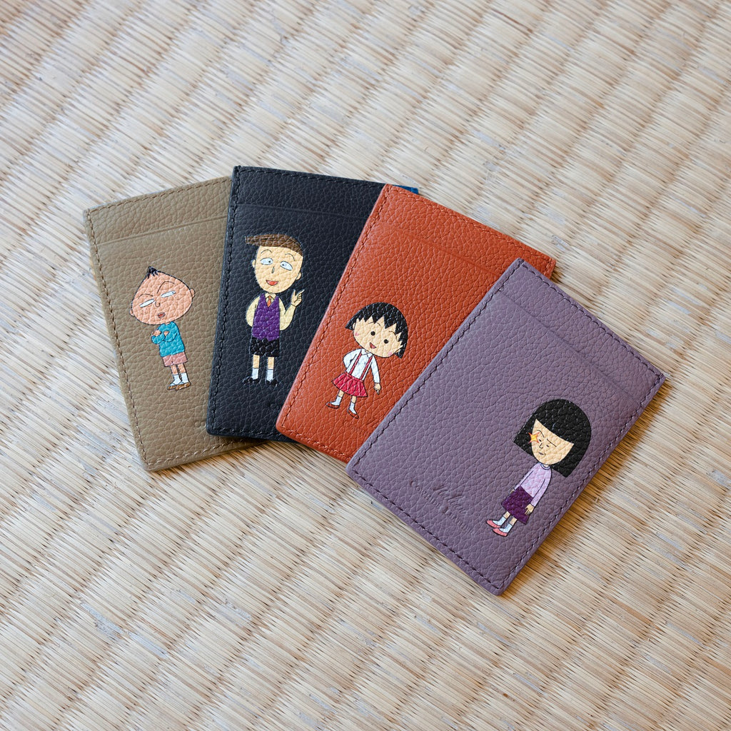 Samuel Ashley x Chibi Maruko Chan Leather Card Holder - Back