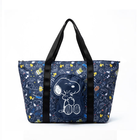 Vovarova x Peanuts - 2-Sided Foldable Duffel Bag - Snoopy Sketches - Samuel Ashley