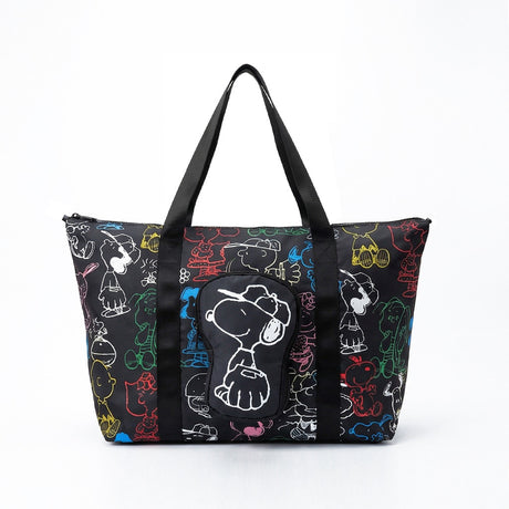 Vovarova x Peanuts - 2-Sided Foldable Duffel Bag Snoopy & Friends - Samuel Ashley