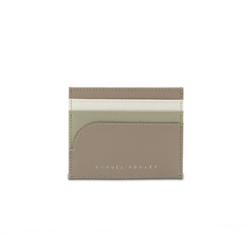 Samuel Ashley - Flynn Leather Card Holder in taupe