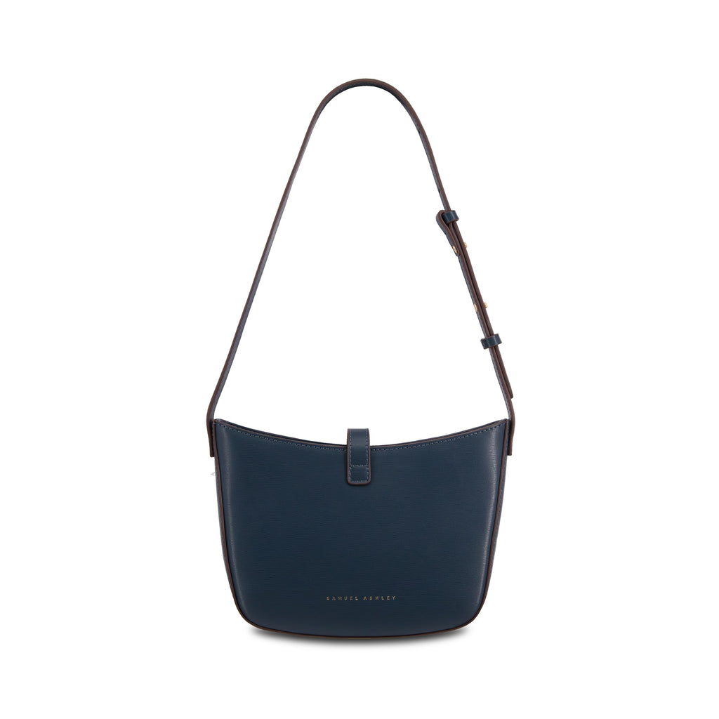 Gaia Leather Shoulder Bag - Samuel Ashley