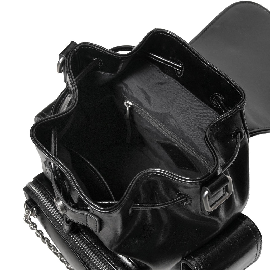 Samuel Ashley - Haari Leather Backpack in black