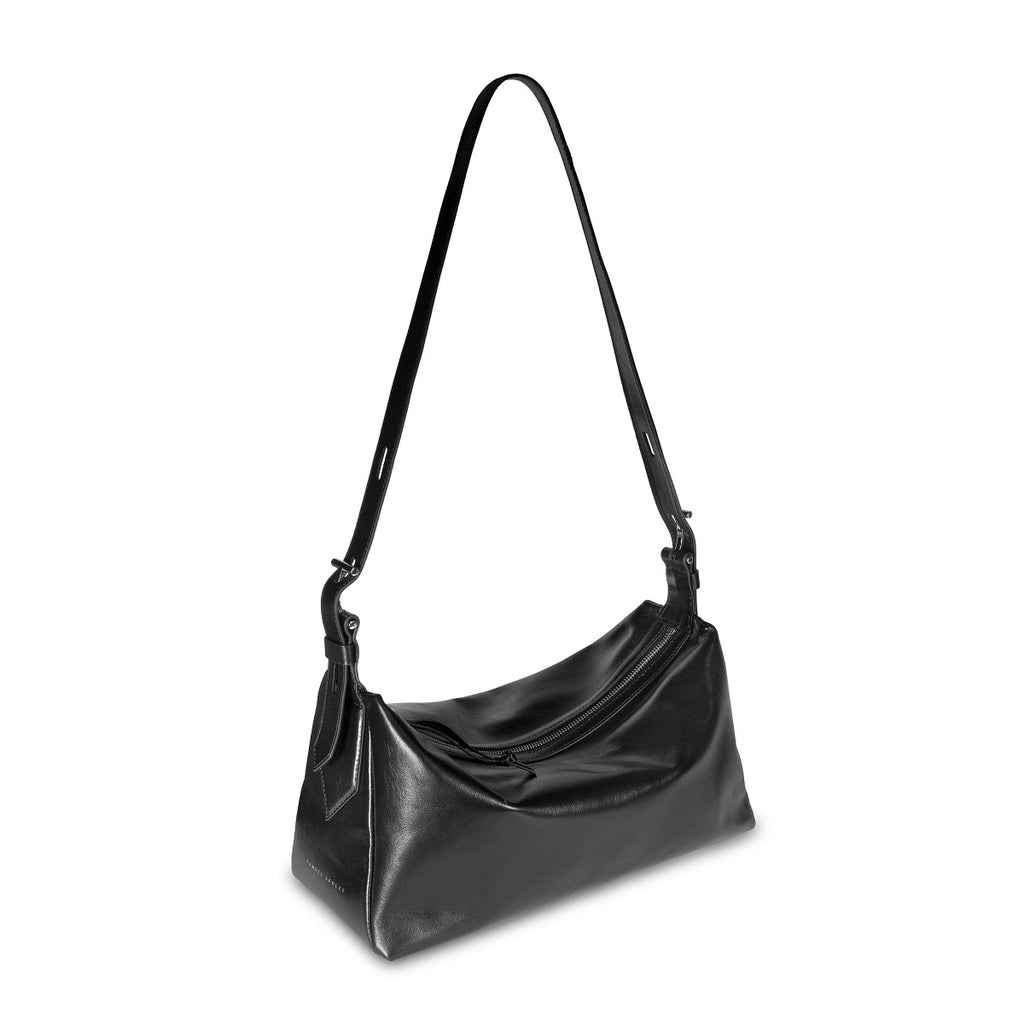 Samuel Ashley - Lumii Leather Shoulder Bag in black