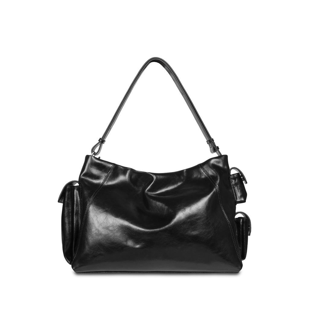 Samuel Ashley - Marley Leather Hobo in black