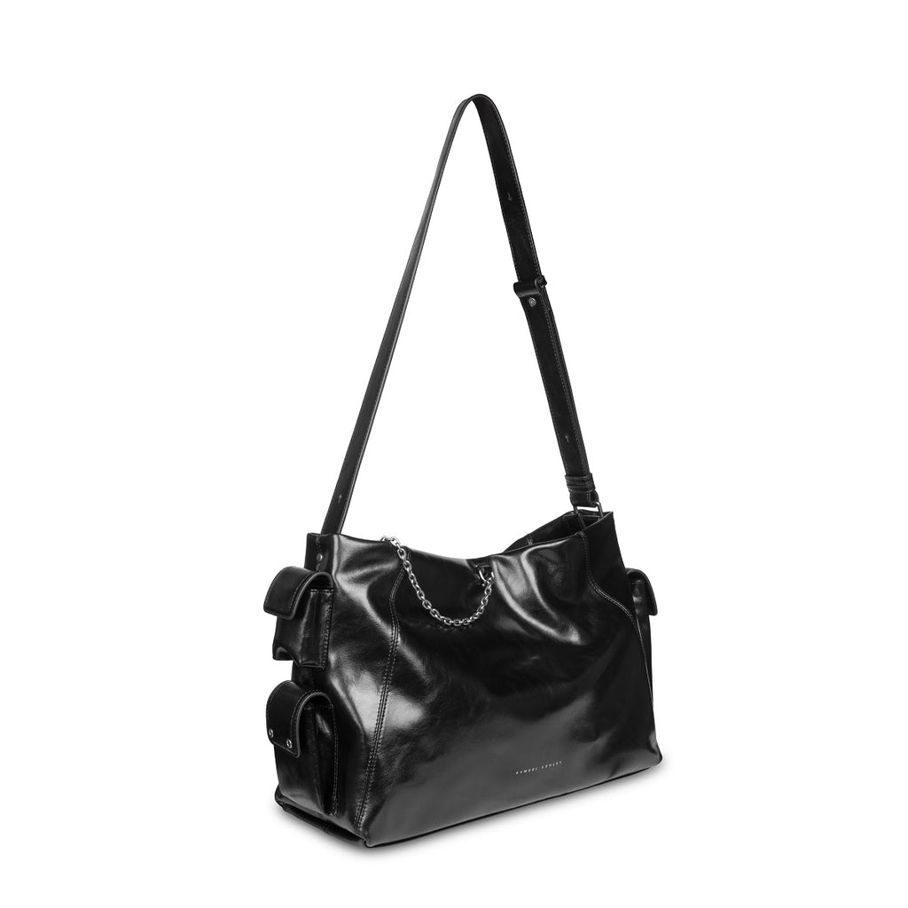 Samuel Ashley - Marley Leather Hobo in black