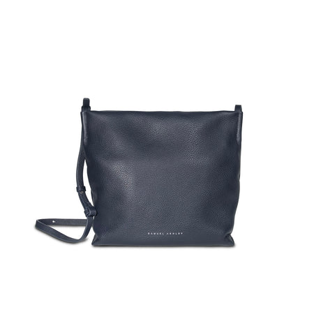Samuel Ashley - Poppy Leather Crossbody Bag in navy 