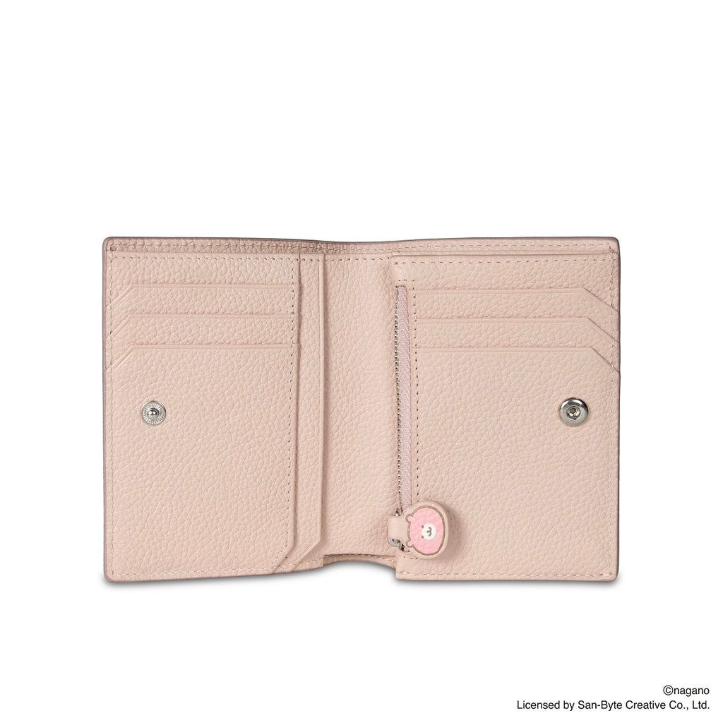 CHIIKAWA Bi-fold Leather Wallet in pink - Chiikawa - Samuel Ashley