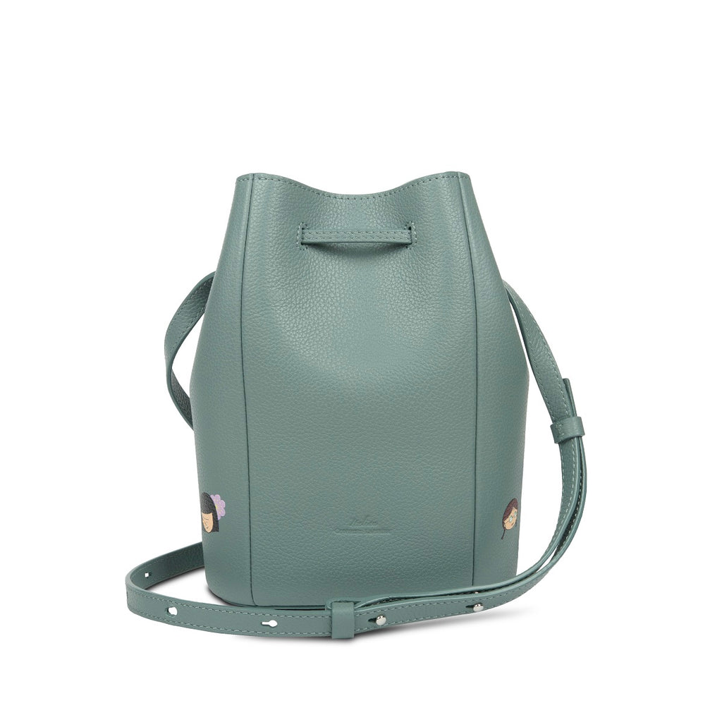 Samuel Ashley x Chibi Maruko Chan Leather Bucket Bag - Pixie