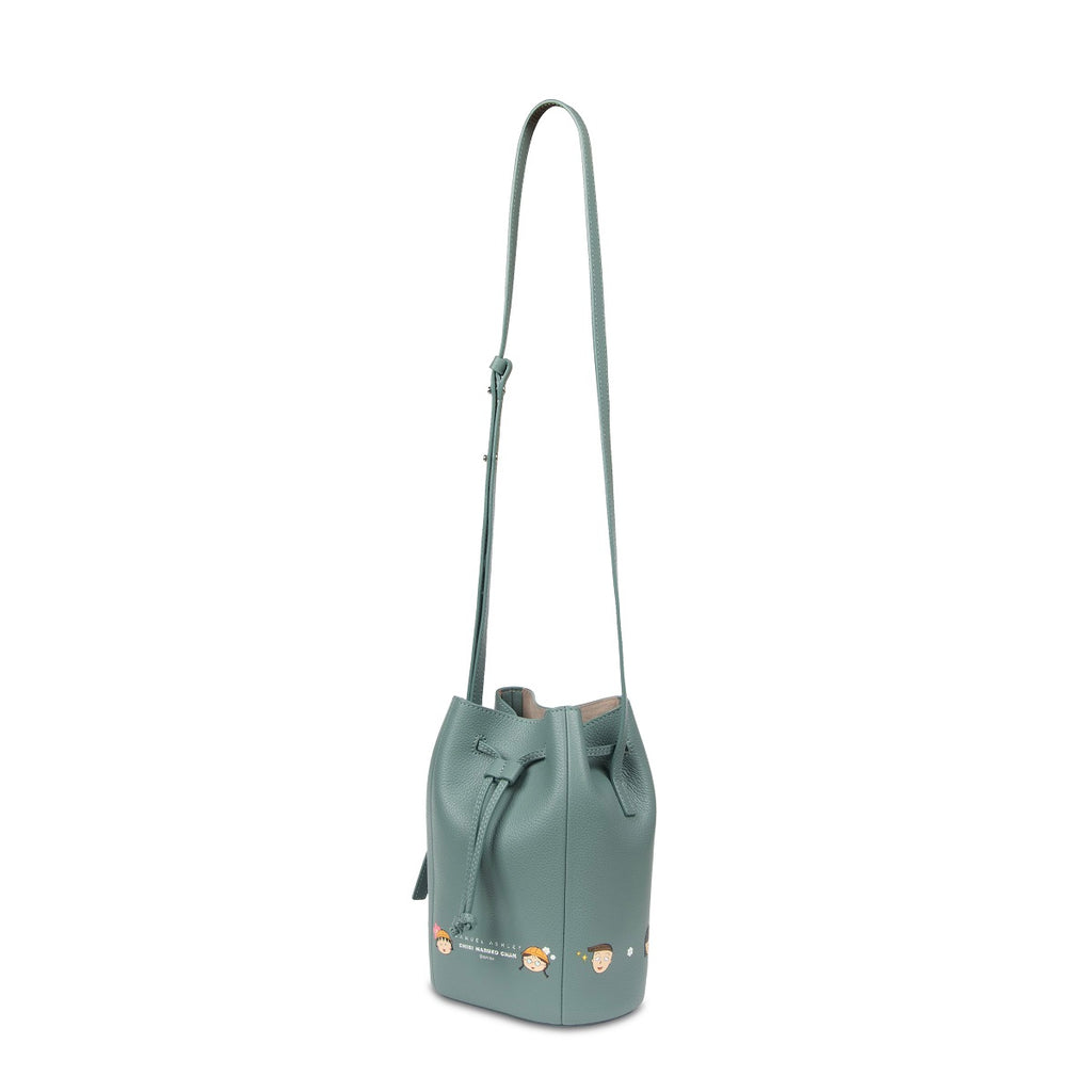 Samuel Ashley x Chibi Maruko Chan Leather Bucket Bag - Pixie