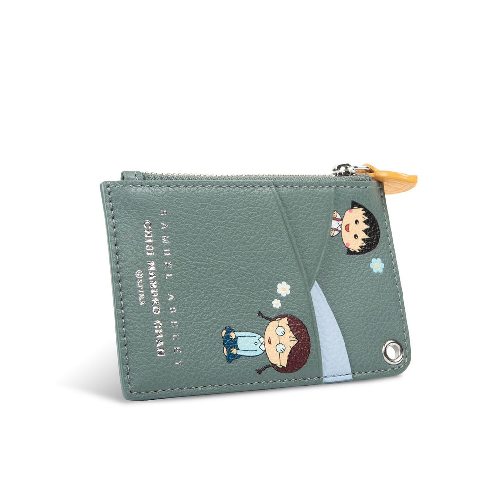 Samuel Ashley x Chibi Maruko Chan Leather ID Badge Holder  -Pixie
