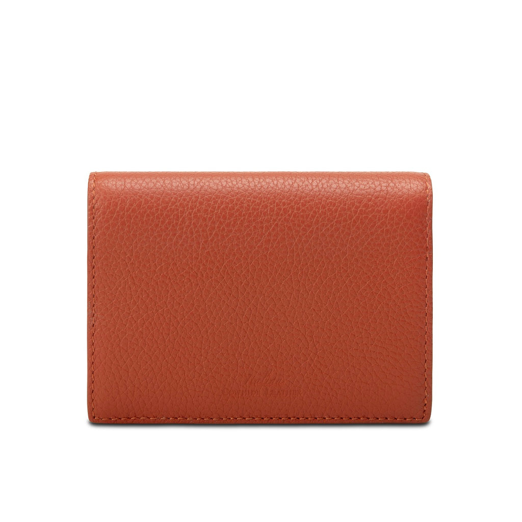 Samuel Ashley x Chibi Maruko Chan Bi-fold Leather Wallet - Brick Red