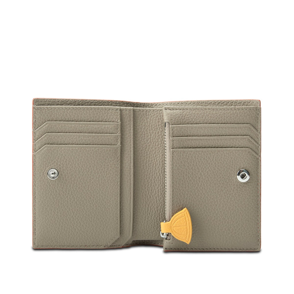 Samuel Ashley x Chibi Maruko Chan Bi-fold Leather Wallet - Brick Red