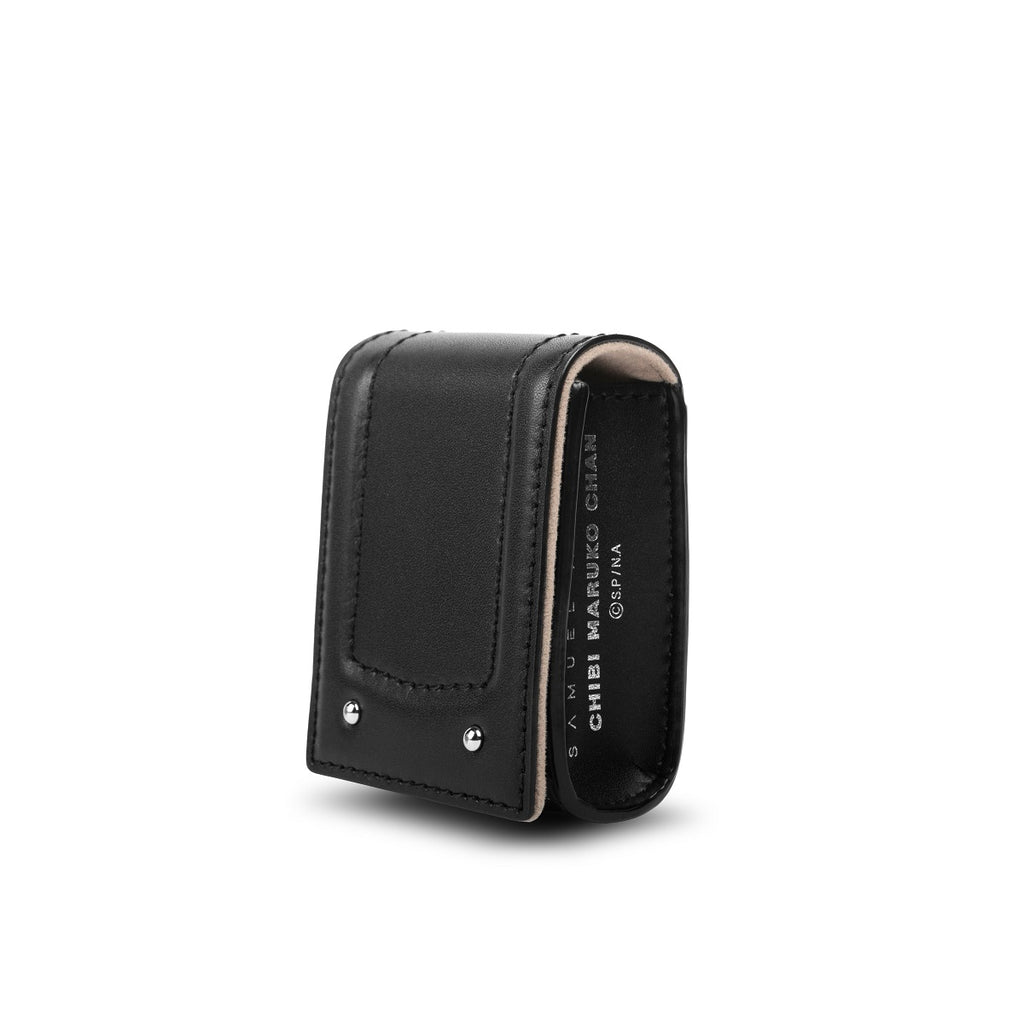 Samuel Ashley x Chibi Maruko Chan AirPods Leather Case - Black