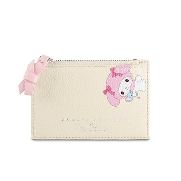 Samuel Ashley x Sanrio Characters Leather Key Purse - My Melody - Beige