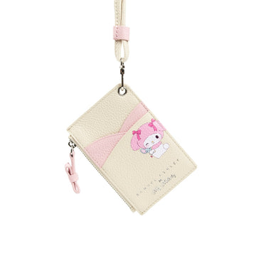 Samuel Ashley x Sanrio Characters Leather ID Badge Holder - My Melody - Beige