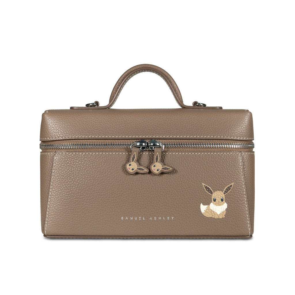 Samuel Ashley - Pokémon Leather Vanity Crossbody Bag in`truffle