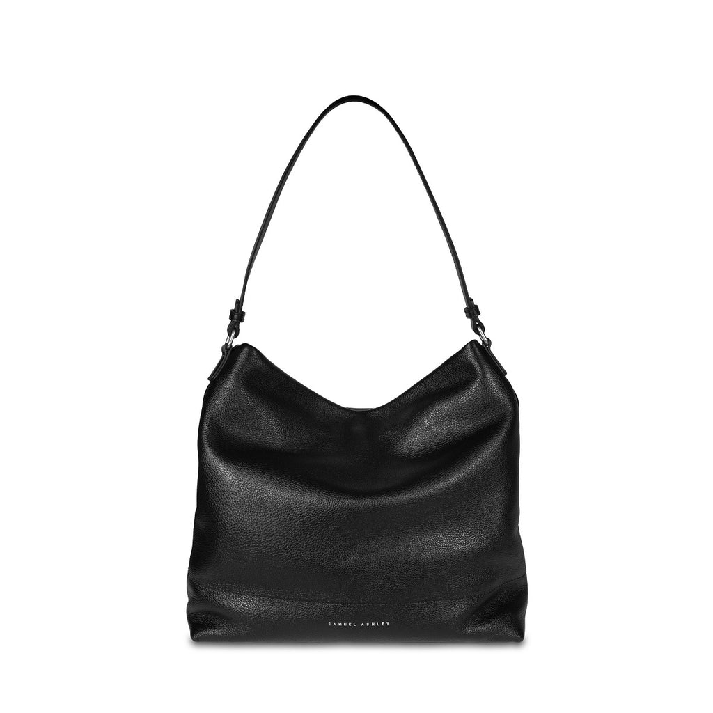 Savannah Leather Hobo - Samuel Ashley