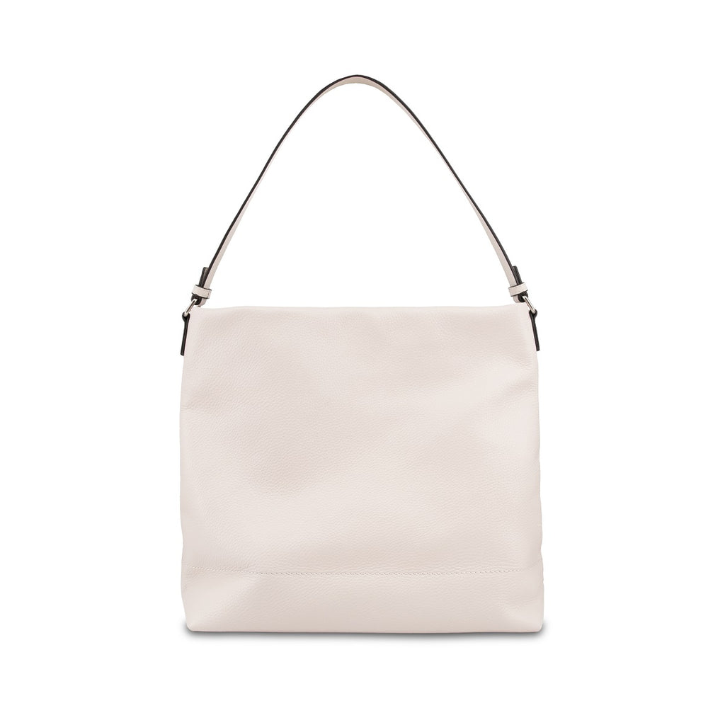 Samuel Ashley - Savannah Leather Hobo in craie