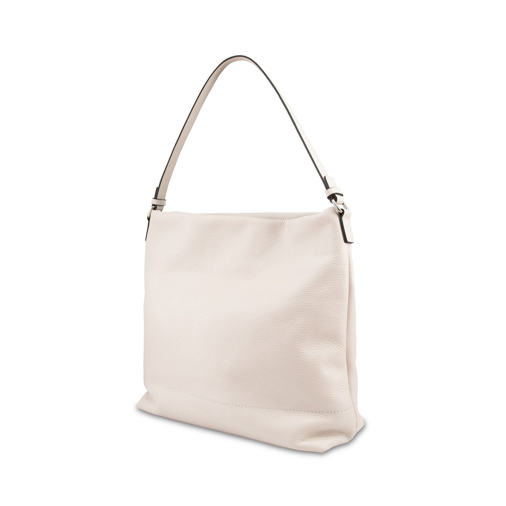 Samuel Ashley - Savannah Leather Hobo in craie