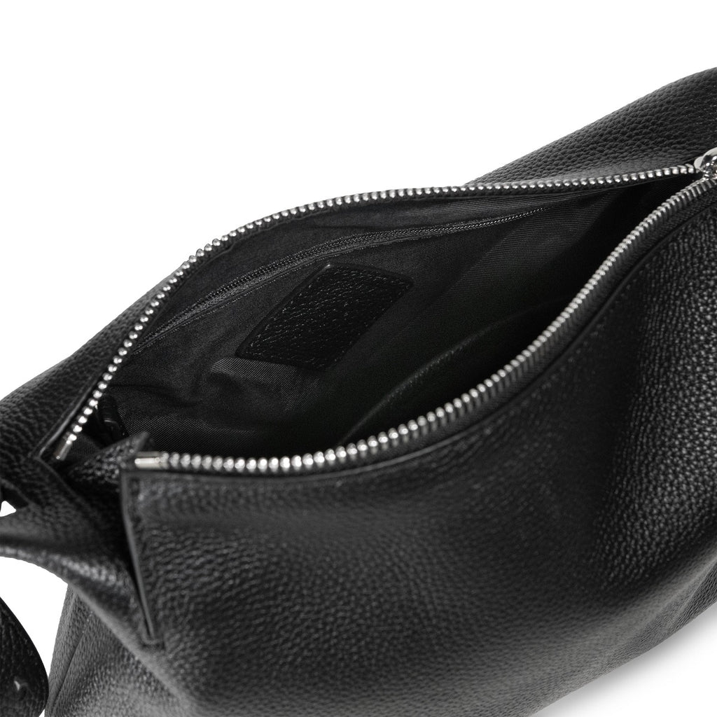 Samuel Ashley - Shelly Leather Crossbody Bag in black