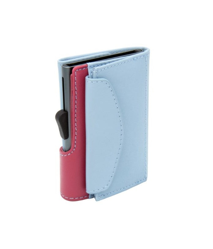 C-Secure RFID Leather Coin Wallet / Cardholder