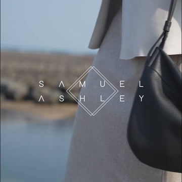 Merly Half-moon Leather Hobo - Touch the Clouds Collection - Samuel Ashley