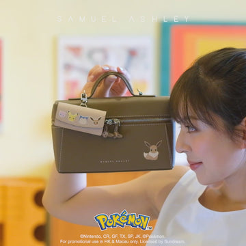 Samuel Ashley - Pokémon Leather Vanity Crossbody Bag with Key Chain Leather Lipstick Case