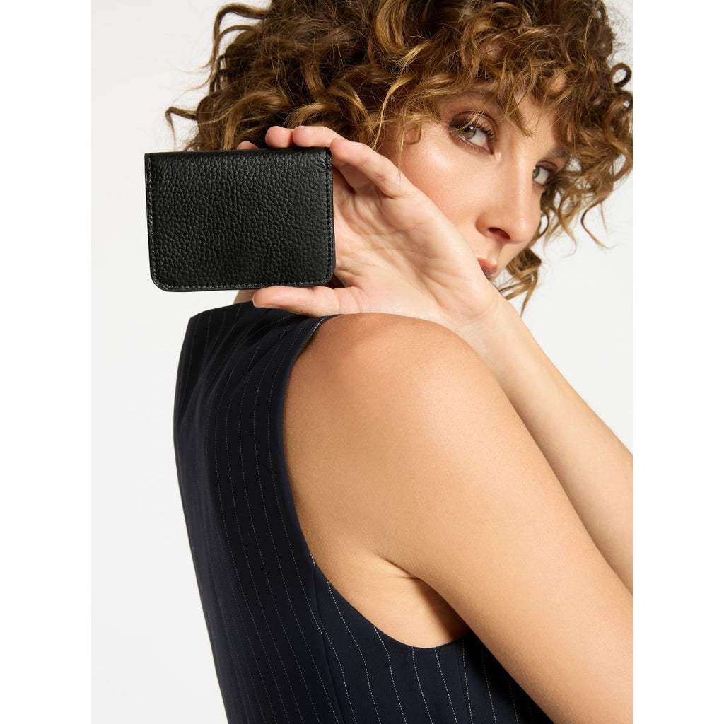 STATUS ANXIETY -  Miles Away Leather Card Holder Wallet - Samuel Ashley