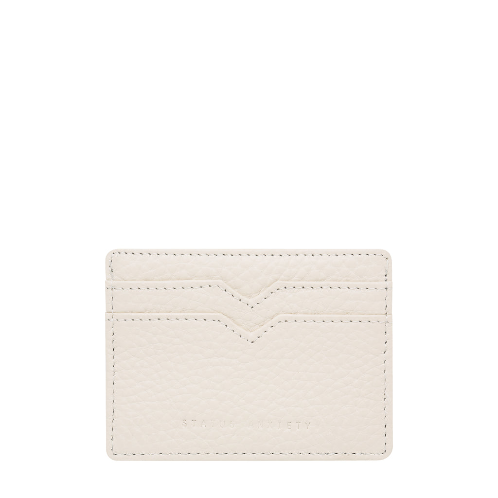 STATUS ANXIETY -  Together For Now Leather Card Holder - Samuel Ashley
