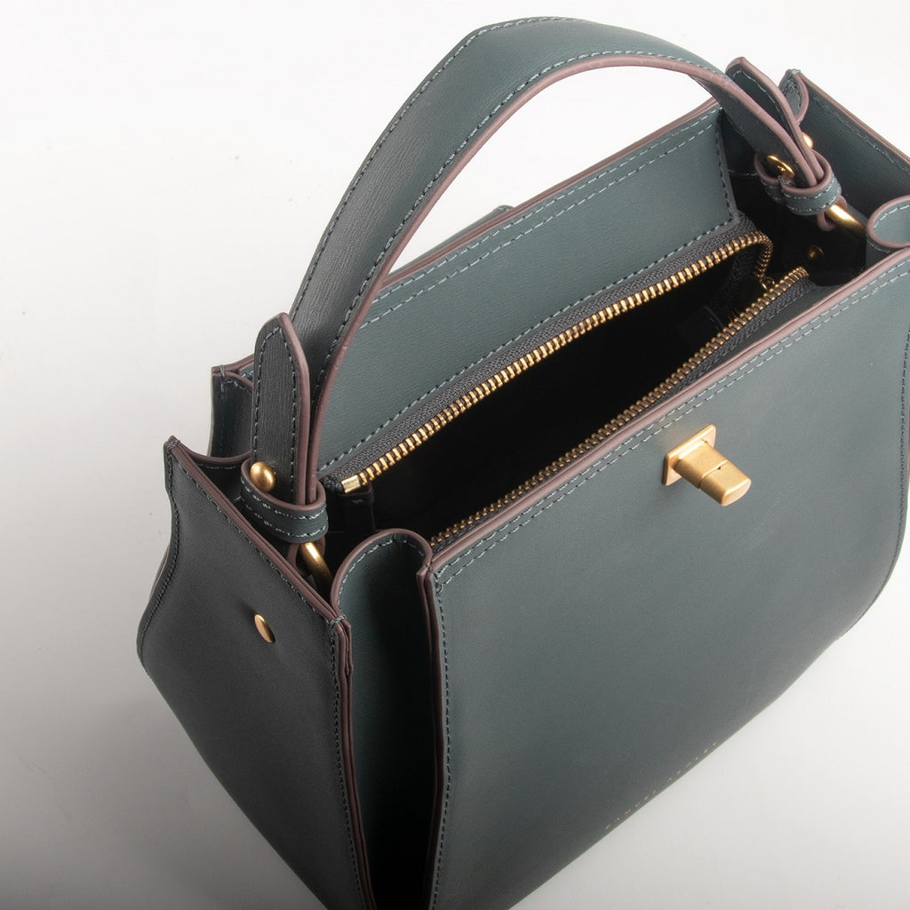 Athena Leather Bucket Bag - Samuel Ashley