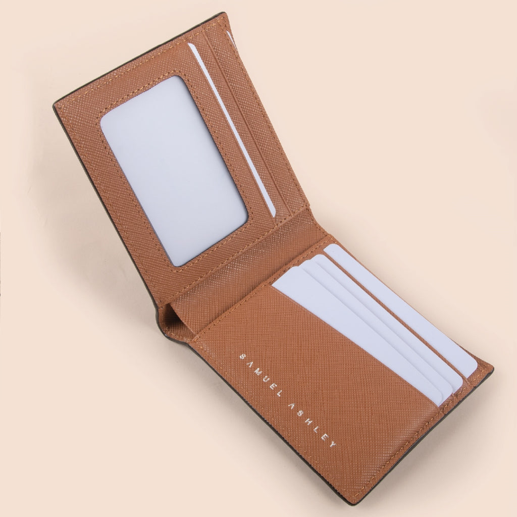 Jackson Bi-fold Leather Wallet (RFID) - Samuel Ashley