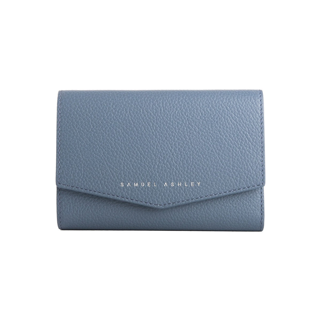 Reagan Leather Trifold Wallet - Samuel Ashley