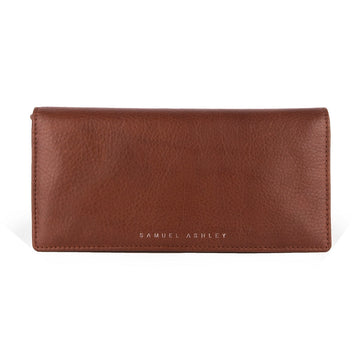 Georgia Long Leather Wallet - Samuel Ashley