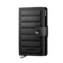 SECRID - Premium Miniwallet Emboss Lines Black - Samuel Ashley
