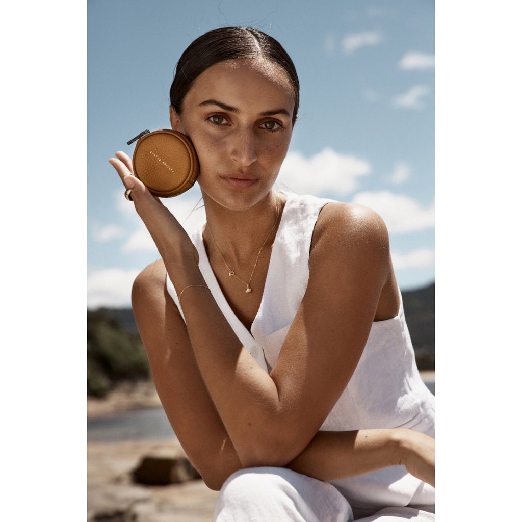 STATUS ANXIETY - Go With Me Leather Zip Around Coin Pouch - Samuel Ashley