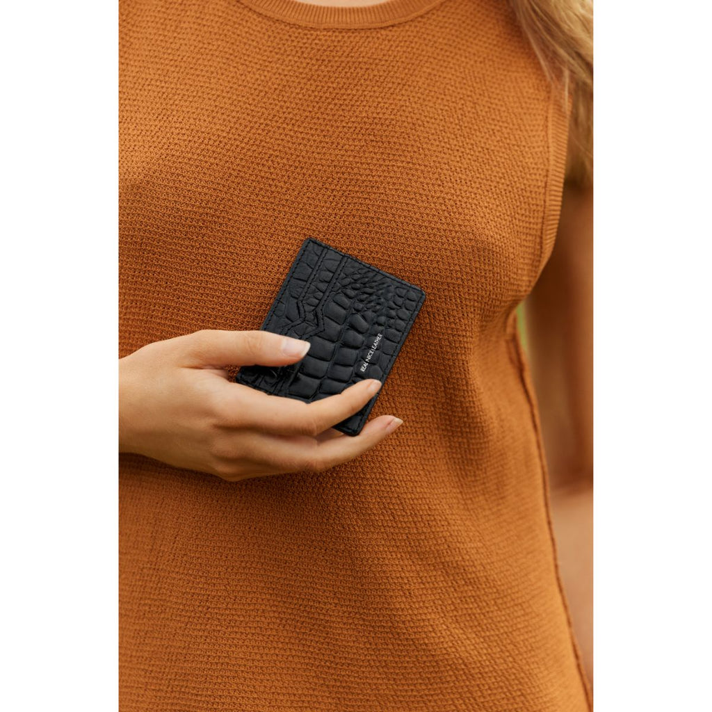 STATUS ANXIETY -  Together For Now Leather Card Holder - Samuel Ashley