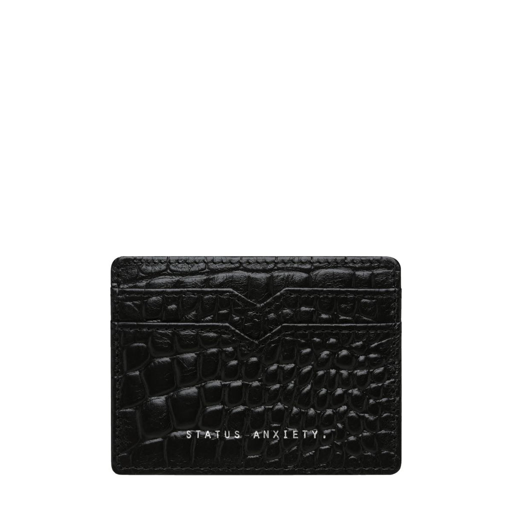 STATUS ANXIETY -  Together For Now Leather Card Holder - Samuel Ashley