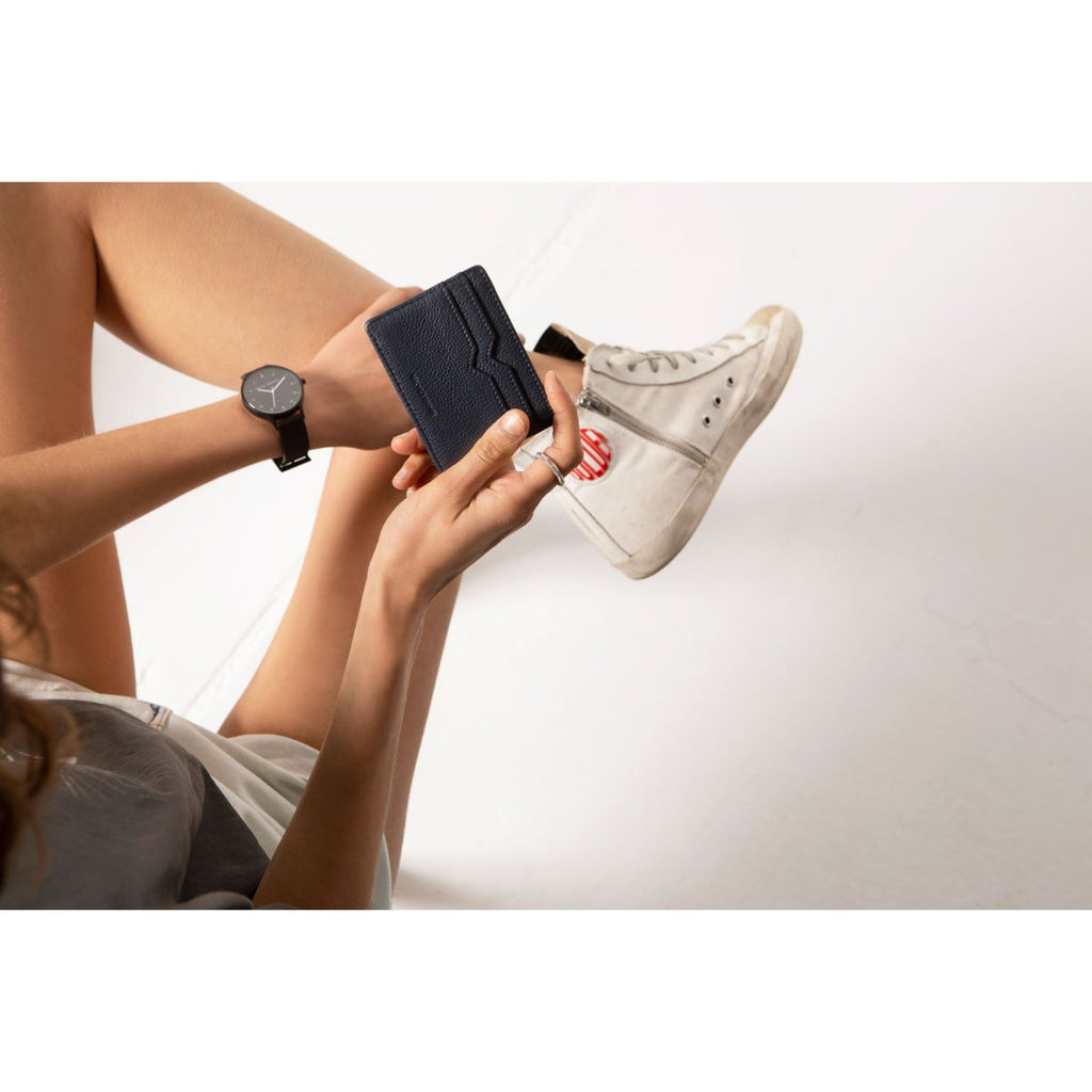 STATUS ANXIETY -  Together For Now Leather Card Holder - Samuel Ashley